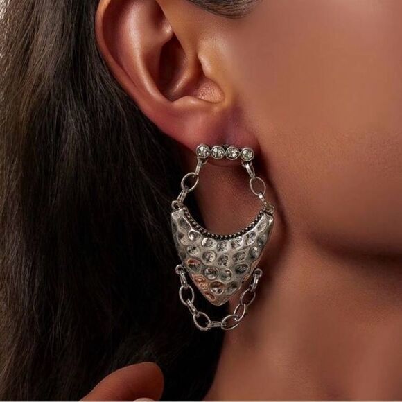 Statement drop earrings N614 - Picture 1 of 4